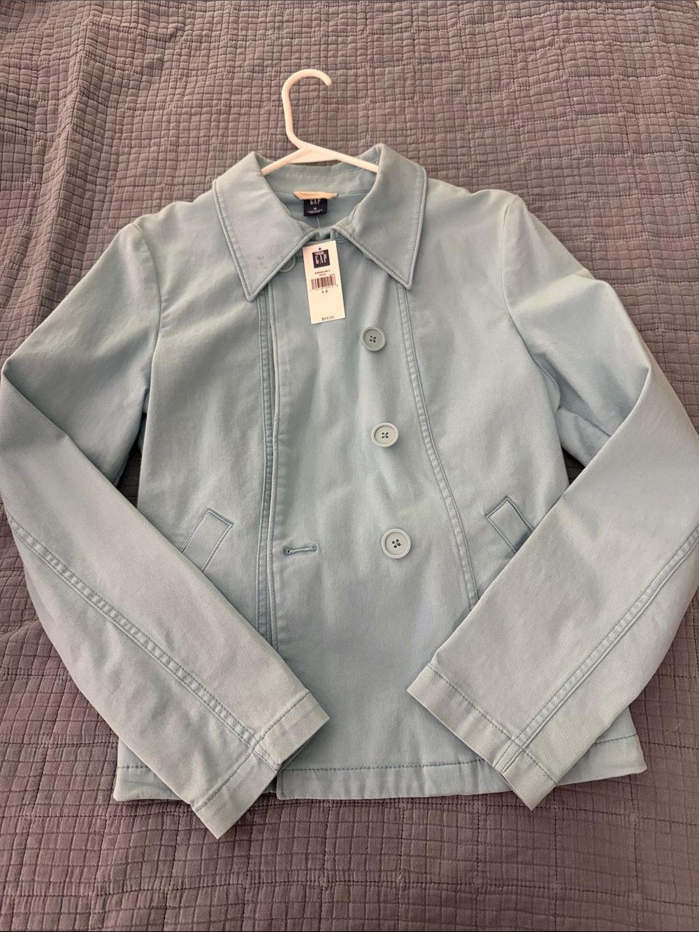 GAP Light Blue Women's Blazer Jacket